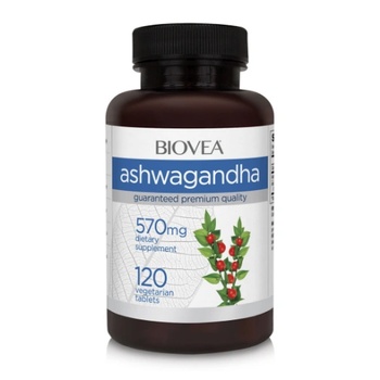 Biovea Ashwagandha 572mg - Ашваганда | 120 tabs (7869)