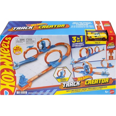 Hot Wheels Creator dráha trojitá smyčka JDW39