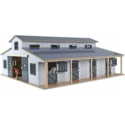 Kids Globe Dřevěná stáj s 7 boxy měřítko 1:24