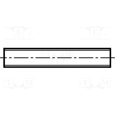 BOSSARD 1229680 Závitová tyč; M6; hliník; DIN 975 – Zbozi.Blesk.cz
