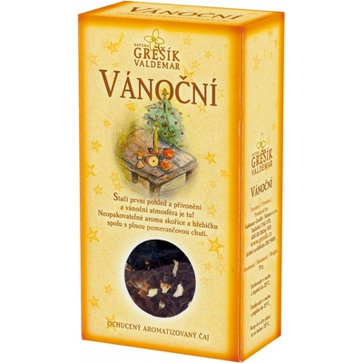Grešík Vánoční černý čaj sypaný 70 g