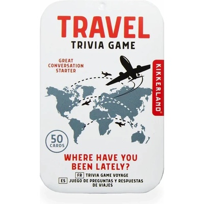 Kikkerland Игра Kikkerland Travel Trivia Game