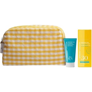 Germaine de Capuccini Комплект Feel Sun - Флуид SPF30 и Лосион за лице, 2 х 50 ml + Жълт несесер - baby