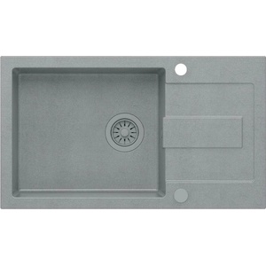 Quadron Вградена мивка Quadron Pop Christian 136 XL, сив цвят от композит, 78x45 см (HCQC57845SZK_PC) Мивка за вграждане