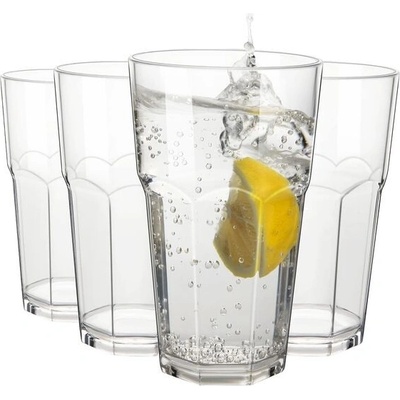Nero zbitné sklenice COOKY.D plast 4 x 340 ml