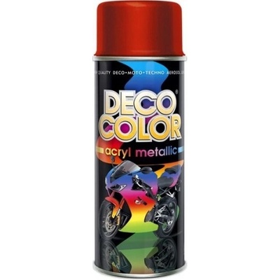 Deco color Metallic - Sprej metalíza lesklá červená 400ml