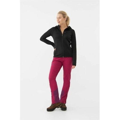 Viking Jukon Lady Hoodie Polartec rozepínací s kapucí černá