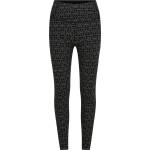 Icebreaker Дамско мериносово термобельо Icebreaker Women's Merino 260 Oasis Leggings Alpine Geo Merino base layer - Black / Snow / J (115-2830-0114)
