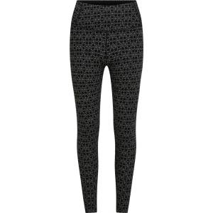 Icebreaker Дамско мериносово термобельо Icebreaker Women's Merino 260 Oasis Leggings Alpine Geo Merino base layer - Black / Snow / J (115-2830-0114)