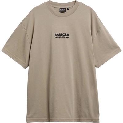 Barbour International Тениска Barbour International Mens Collins T-Shirt - Concrete GY36