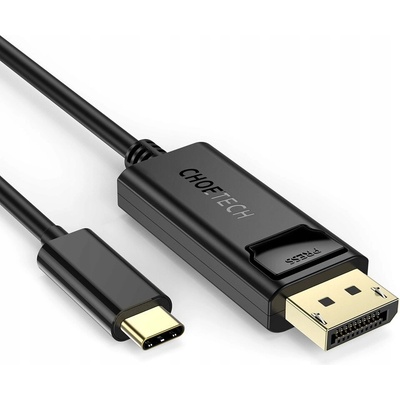 Choetech XCP-1801BK USB-C na Display Port, 1,8m, černý