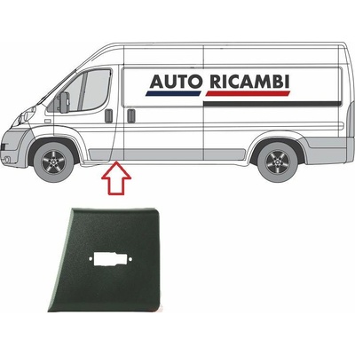 Ochranná lišta Fiat Ducato od 2006 levá, za přední dveře, B-sloupek - Maxi 735422954