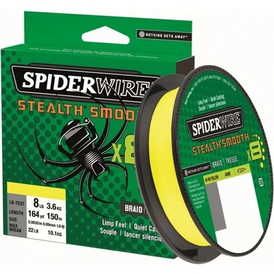 SPIDERWIRE Splietaná šnúra Stealth Smooth 8 Žltá 300 m 0,19 mm 18 kg