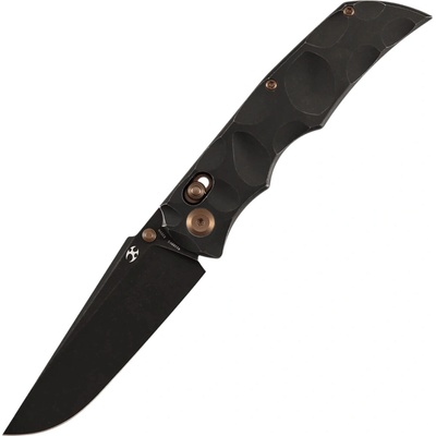 Kansept SIF Blackwash CPM S35VN Blackwash Titanium with Dimples K1100V3