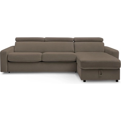 Bobochic Кафяв разтегателен ъглов диван (променлив) Monaco - Bobochic Paris (WT-LUZZ-NRPU-W_1 P1241 N.CZ)