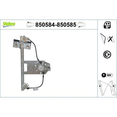 Mechanizmus zdvíhania okna VALEO 850584