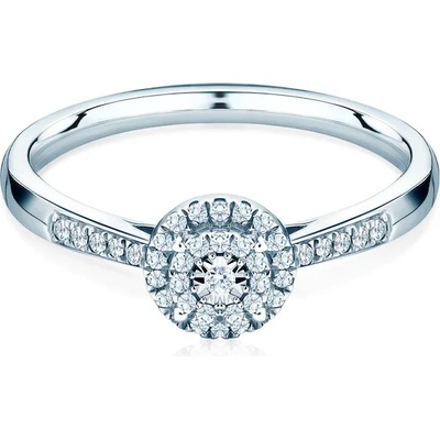 SAVICKI Годежен пръстен Savicki: бяло злато, диамант