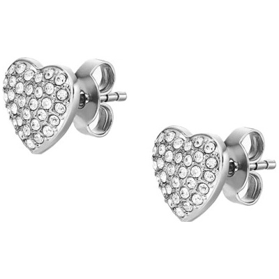 Fossil náušnice Sadie Glitz Heart FOJF04676040