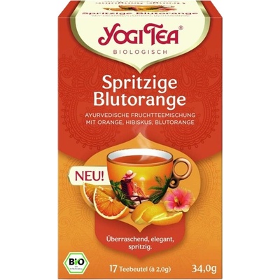 Yogi Tea Kořeněný červený pomeranč bio BIO VEGAN 34 g