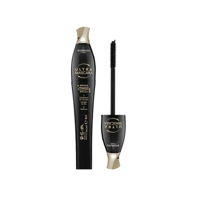 Bourjois Twist Up Mascara 001 Ultra Black řasenka pro prodloužení řas a objem 8 ml