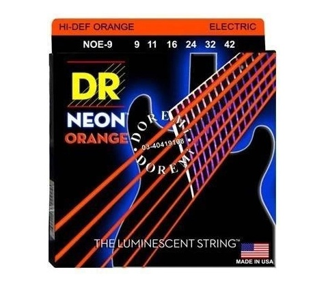 DR Strings DR Neon Orange 9