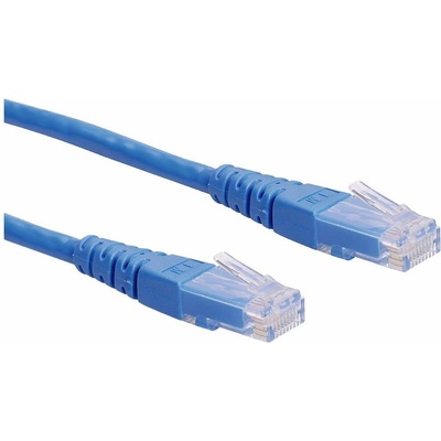 Roline 21.15.1554 RJ45 CAT 6 U/UTP 3m modrý