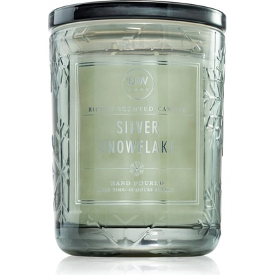 DW HOME Signature Silver Snowflake ароматна свещ 434 гр
