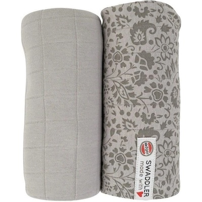 Lodger Swaddler Flower Tribe 2balení Mist
