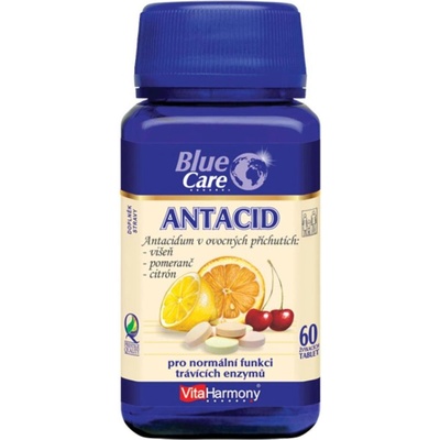 Vitaharmony Antacid Fruit MIX pomeranč citron malina 60 tabliet