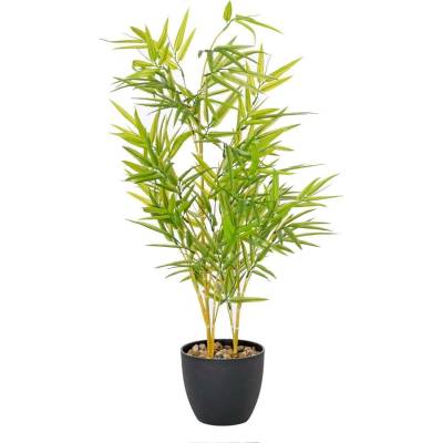 Bambusový umelý strom 80cm v kvetináči