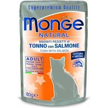 Monge Natural tuňák v želé s lososom 80 g