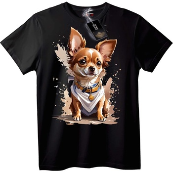 NOONEBRAND Тениска Куче Чихуахуа - 5XL, White