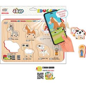 Jagu Образователен говорещ пъзел Jagu - Ферма, 8 части (92-157) - ozone