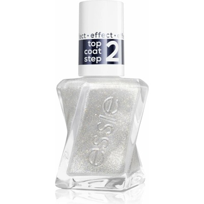 essie Gel by essie vrchný lak na nechty trblietavý 574 Diamond Dust 13.5 ml