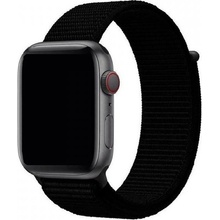 AW Nylonový řemínek na Apple Watch na suchý zip - Černý Šířka uchycení řemínku: 38/40/41/42mm, Barva: Černý IR-AWNL003