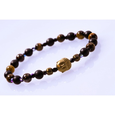 Naky párový Tygří oko a Buddha N051