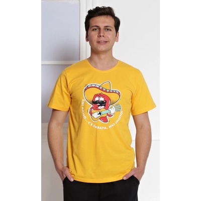 Mexiko pánské pyžamo kapri sv.zelené
