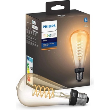 Philips Смарт крушка Philips Hue Edison ST64, E27, 550 lm, White (Philips Hue Edison ST64 E27 550 White)