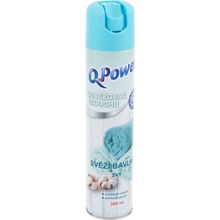 Q-Power Osvěžovač vzduchu svěží bavlna 2v1 300 ml