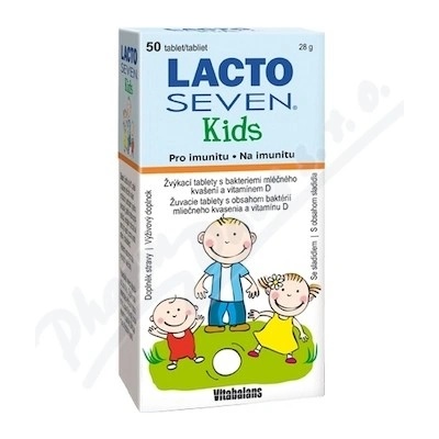 Vitabalans LactoSeven Kids 50 tablet