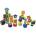 Melissa & Doug Низанка с дървени фигурки и цифри Melissa and Doug