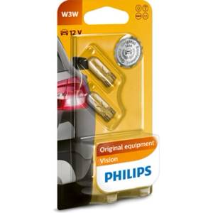 Philips Крушка, мигач philips w3w, 12v, 3w, 2 бр