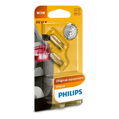 Philips Крушка, мигач philips w3w, 12v, 3w, 2 бр