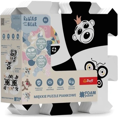 Trefl пяна пъзел Black&White Animals