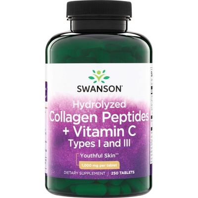 Swanson Hydrolyzed Collagen Peptides + vit.C 250 tablet