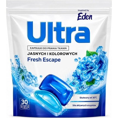 Ultra Fresh Escape kapsle na praní světlých a barevných tkanin 30 PD
