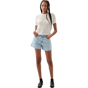 GAP V-ss crochet бяло xs (864914-02)