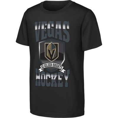 Outerstuff Vegas Golden Knights NHL Big Shield Ss Tee čierna