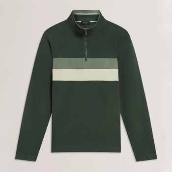 Ted Baker Men's 1/4 Zip Fleece - Green
