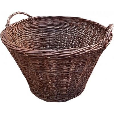 HRADIL Proutěný koš na dřevo a seno 45 cm SLAMY I. – Zbozi.Blesk.cz